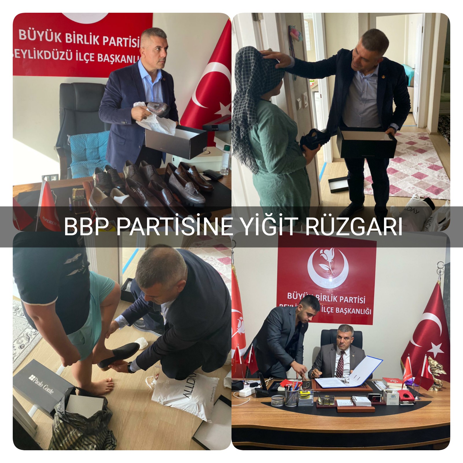 BBP PARTİSİ BEYLİKDÜZÜ İLÇE BAŞKANIN'DAN VATANDAŞA YARDIM ELİ.