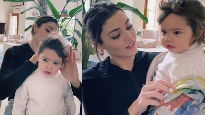 Hande Erçel: Saçlarıyla oynanmasına bayılıyor