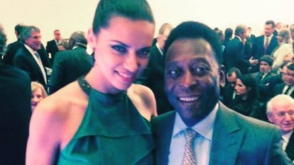 Adriana Lima'dan Pele'ye veda: Sen ölümsüzsün!