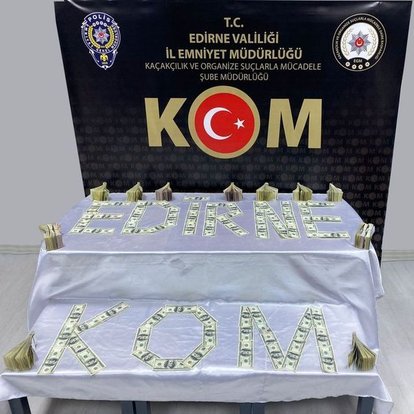 Edirne'de 2 milyon TL'lik sahte dolar operasyonu