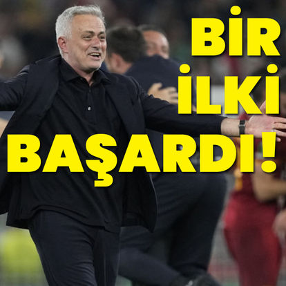 Jose Mourinho ilki başardı