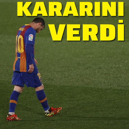 Lionel Messi, Barcelona'da kalmaya karar verdi!