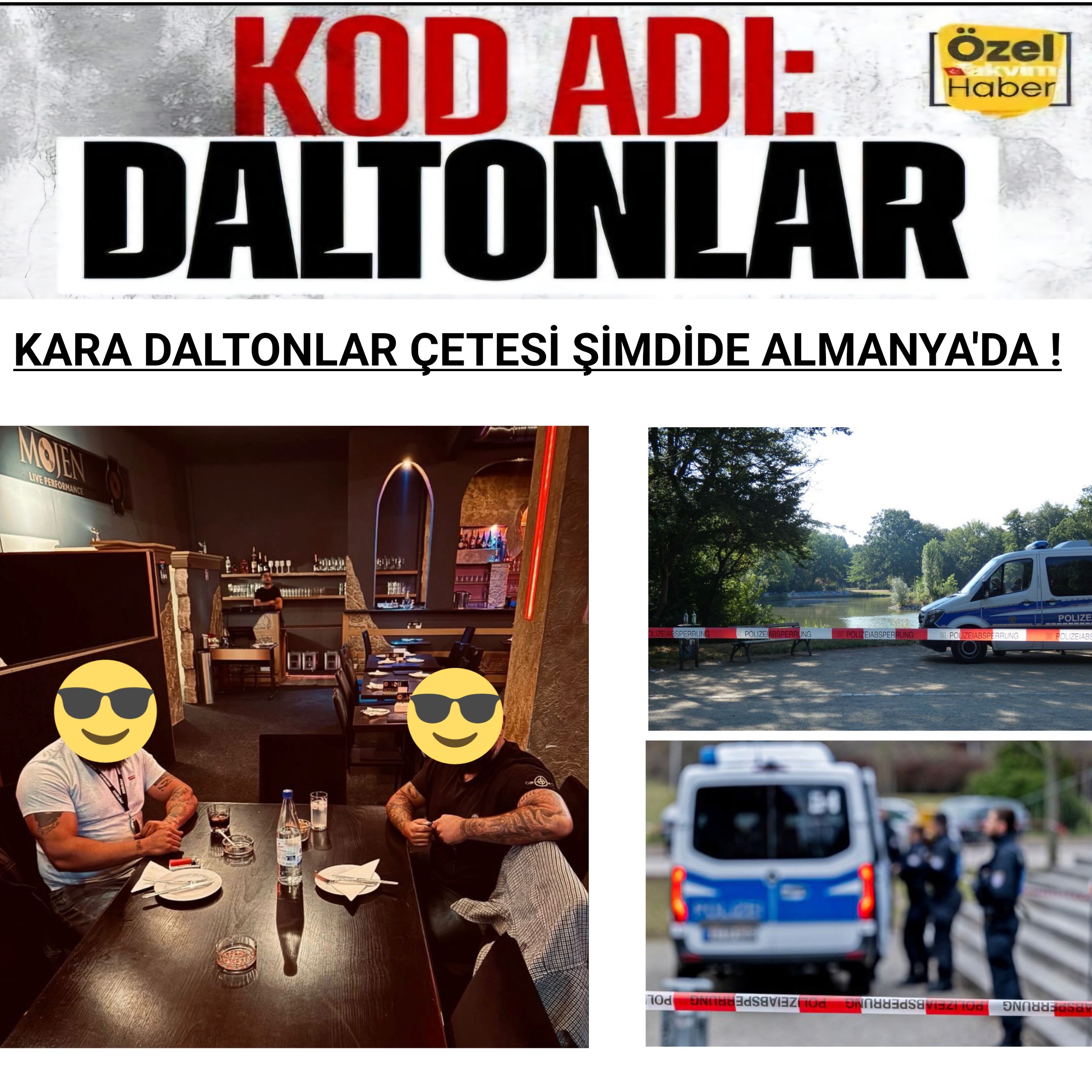 KARA DALTONLAR ÇETESİ ŞİMDİDE ALMANYA'DA.