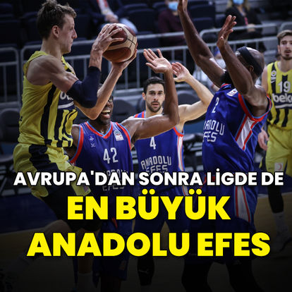 Potada şampiyon Anadolu Efes!