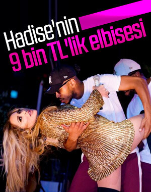 Hadise, Kıbrıs'ı salladı