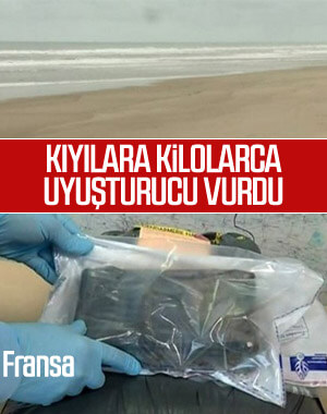 Fransa kıyılarına vurmuş 750 kilodan fazla kokain bulundu