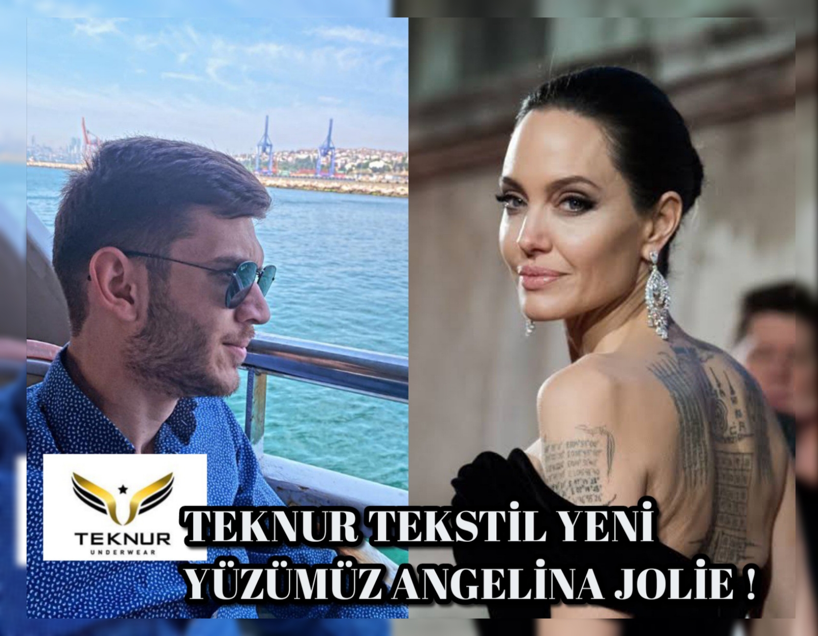 TEKNUR TEKSTİL YENİ YÜZÜMÜZ ANGELİNA JOLİE 