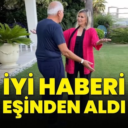 Filiz Akın iyi haberi eşinden aldı.